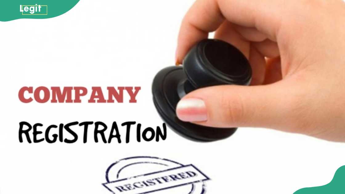 A stamped document for company registration in Nigeria. A stamped document for company registration in Nigeria.