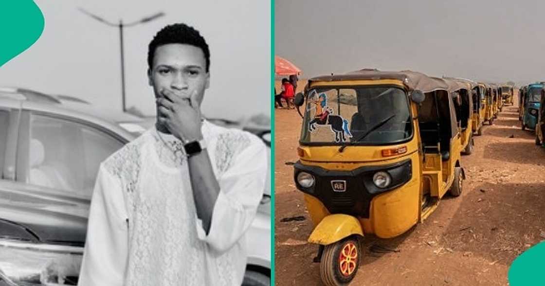 Man who discovered how much a tricycle rider makes daily says he's considering going into the business. Man who discovered how much a tricycle rider makes daily says he's considering going into the business.