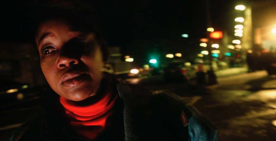 Sad black lady Sad black lady