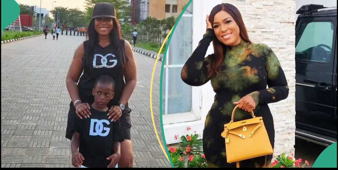 Linda Ikeji clears air on issue about son’s surname Linda Ikeji clears air on issue about son’s surname