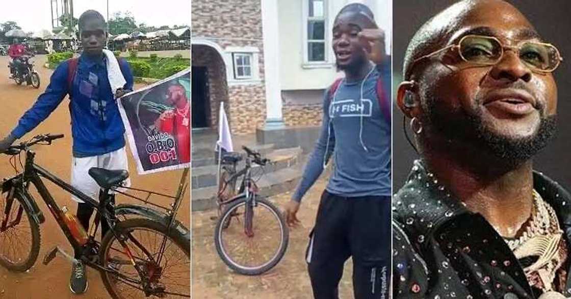 Man cycling from Benue to Lagos state hits jackpot