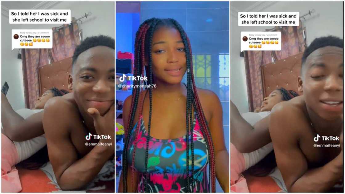 Sweet couple goals/lady took care of boyfriend. Sweet couple goals/lady took care of boyfriend.