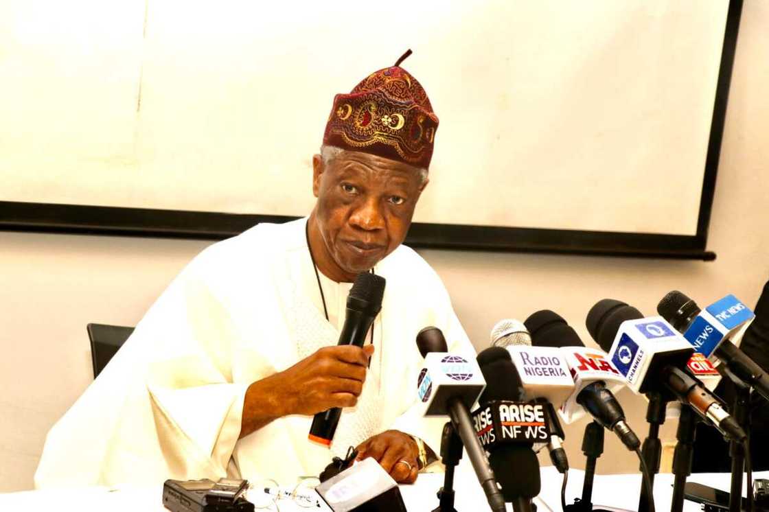 Insecurity: Lai Mohammed says FG is not overwhelmed by bandits, terrorists Insecurity: Lai Mohammed says FG is not overwhelmed by bandits, terrorists