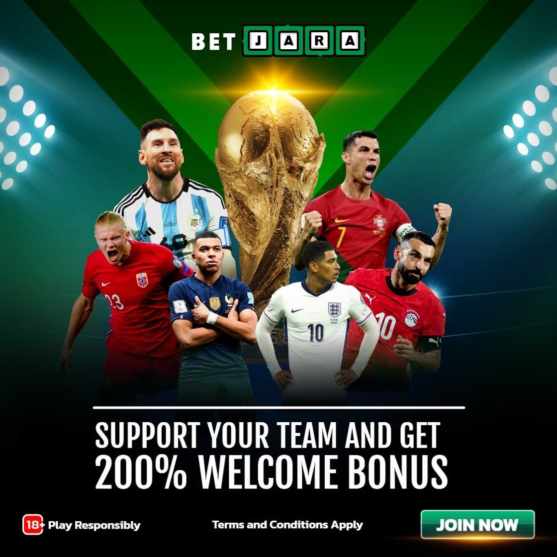Betjara Offers 200% World Cup Welcome Bonus for Sports Fans Betjara Offers 200% World Cup Welcome Bonus for Sports Fans