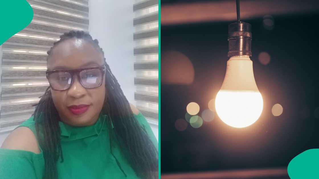 The lady lady said she is now generating her own electricity. The lady lady said she is now generating her own electricity.