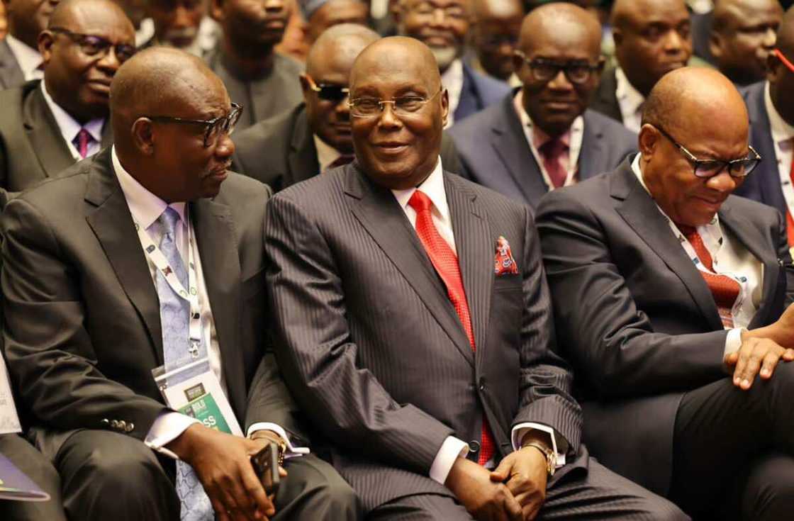 Atiku Abubakar/Nyesom Wike/2023 Elections/PDP/Tinubu/London