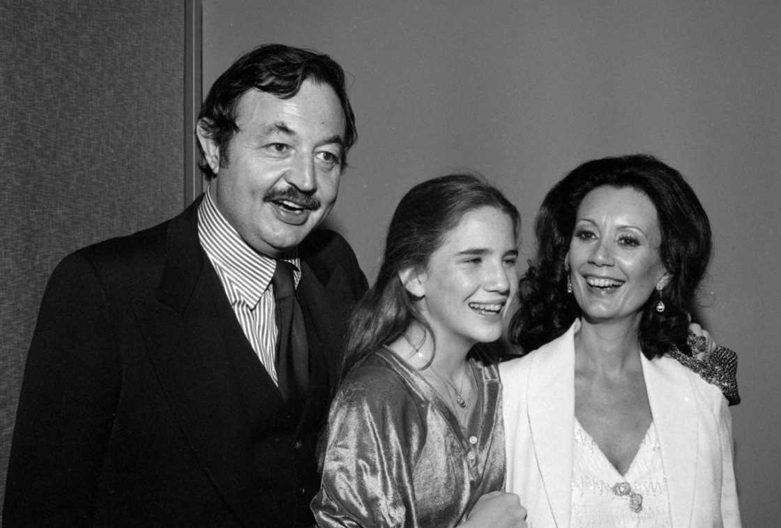 Melissa Gilbert with parents Paul Gilbert and Barbara Crane. Melissa Gilbert with parents Paul Gilbert and Barbara Crane.