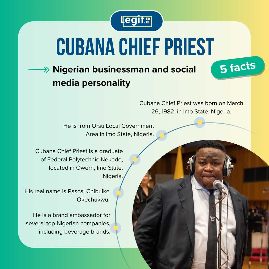 Five facts about Cubana Chief Priest. Five facts about Cubana Chief Priest.