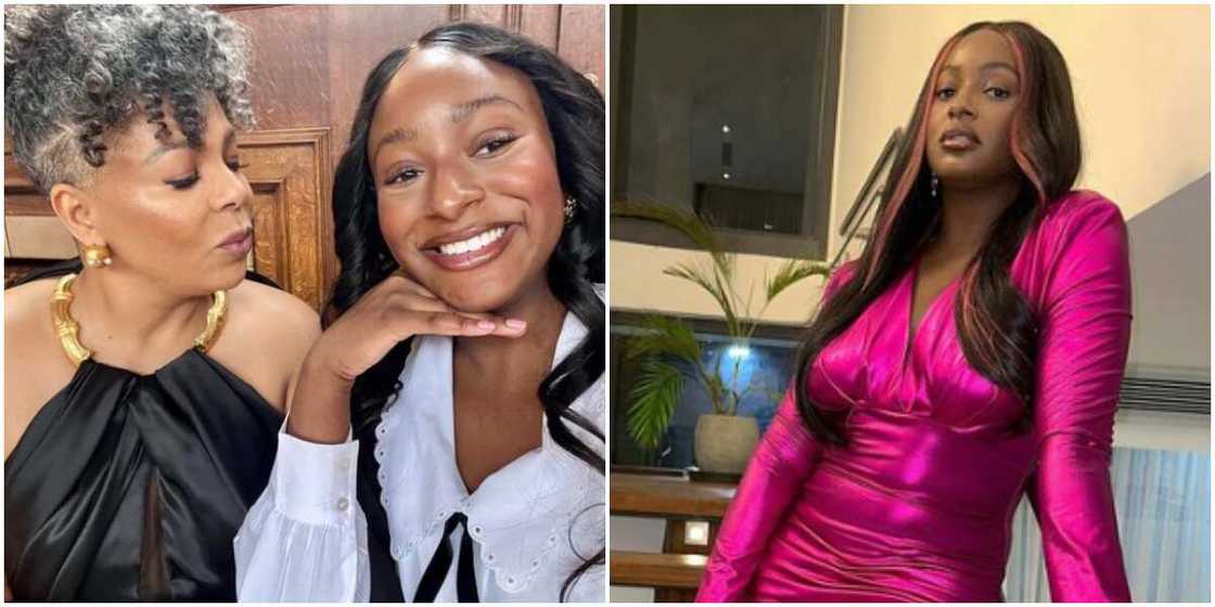 DJ Cuppy and mum Nana, DJ Cuppy DJ Cuppy and mum Nana, DJ Cuppy