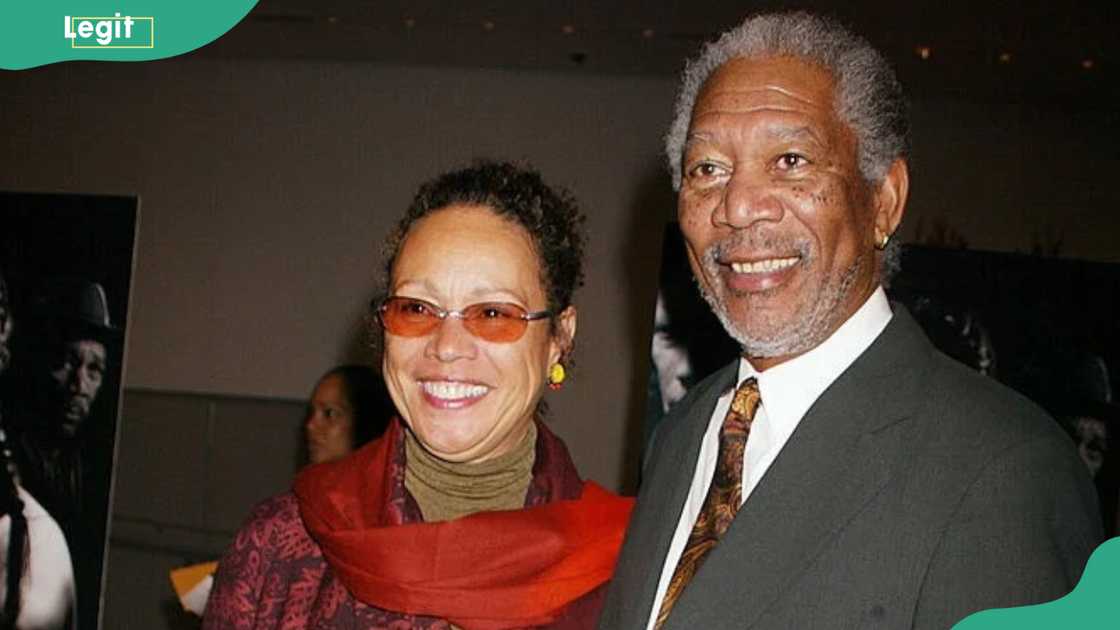 Morgan Freeman and Myrna Freeman at the Museum of Modern Art Morgan Freeman and Myrna Freeman at the Museum of Modern Art