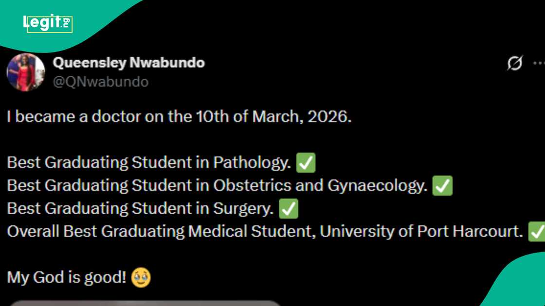 UNIPORT graduate makes history as she finishes as overall best graduating student in style