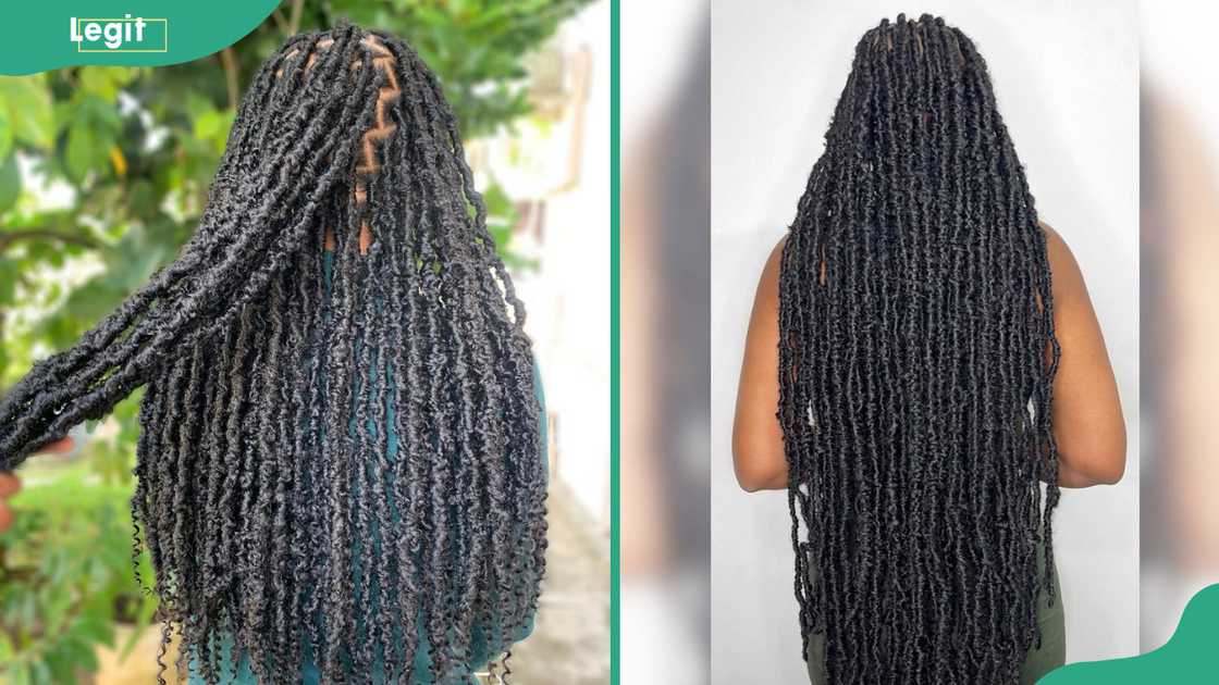 Black long faux locs. Black long faux locs.