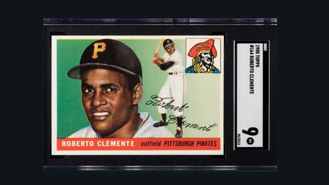 Roberto Clemente: 1955 Topps Rookie Card #164 Roberto Clemente: 1955 Topps Rookie Card #164