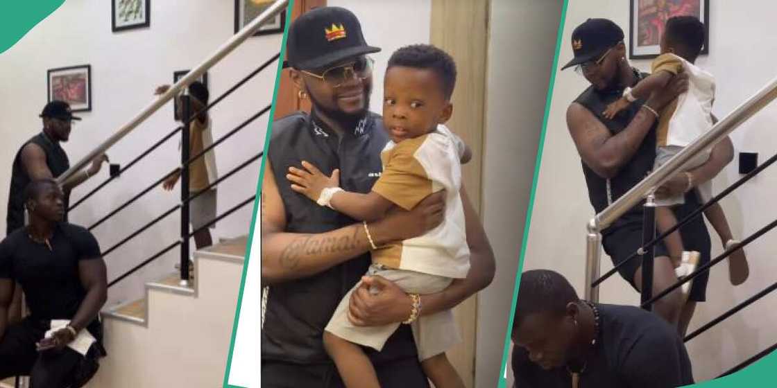 Clip of Kizz Daniel and his son Jelani trends