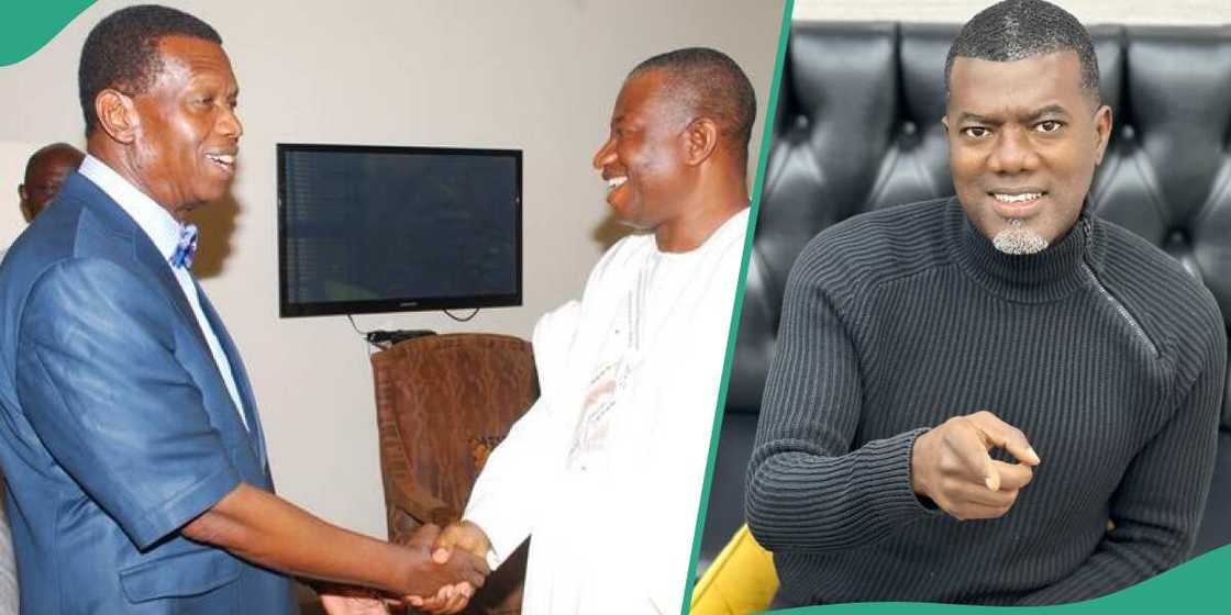 Reno Omokri speaks on Adeboye’s voice been loud during Jonathan’s govt Reno Omokri speaks on Adeboye’s voice been loud during Jonathan’s govt
