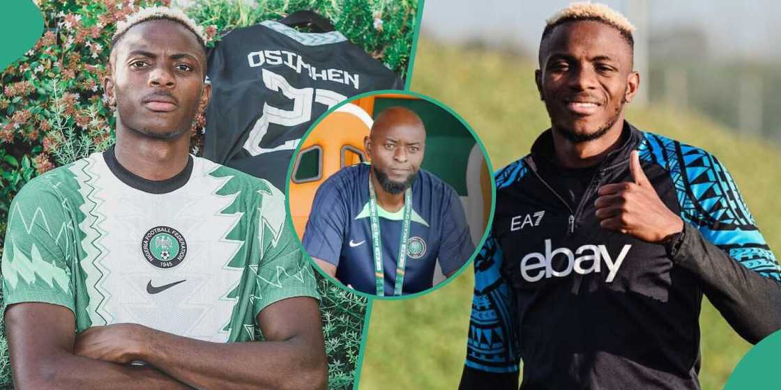 Osimhen vs Finidi: Napoli striker fights his friends Osimhen vs Finidi: Napoli striker fights his friends