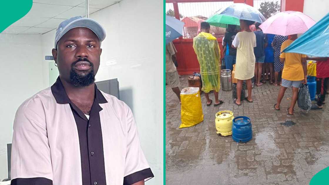 A man who earlier bought cooking gas for N1,200 per kg laments the price increase A man who earlier bought cooking gas for N1,200 per kg laments the price increase