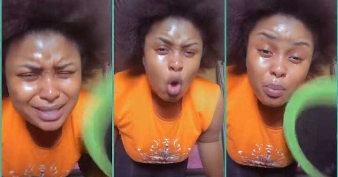Lady laments over hot weather in Nigeria Lady laments over hot weather in Nigeria