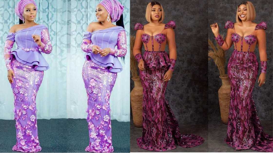 50 latest Nigerian lace styles and designs in 2024 photos Legit.ng