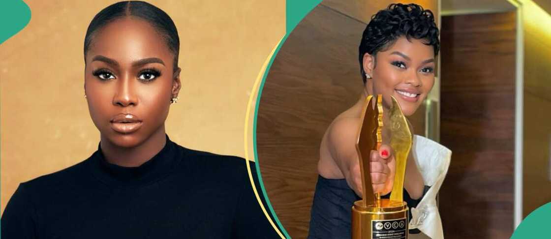 AMVCA: Lilian Afegbai reacts to Kehinde Bankole's award. AMVCA: Lilian Afegbai reacts to Kehinde Bankole's award.