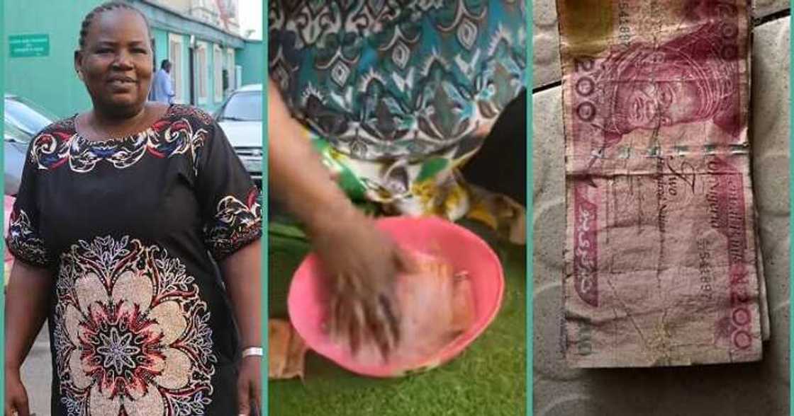 Nigerian woman washes naira notes to turn them into mint Nigerian woman washes naira notes to turn them into mint