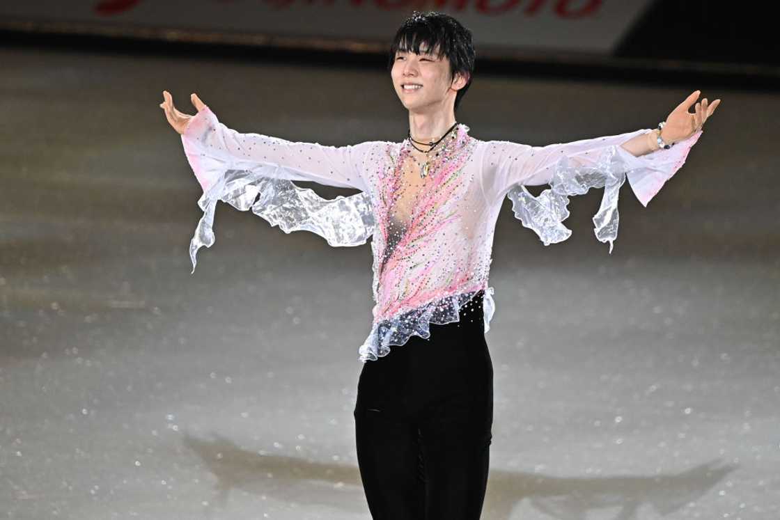 Yuzuru Hanyu in Yokohama, Kanagawa, Japan. Yuzuru Hanyu in Yokohama, Kanagawa, Japan.