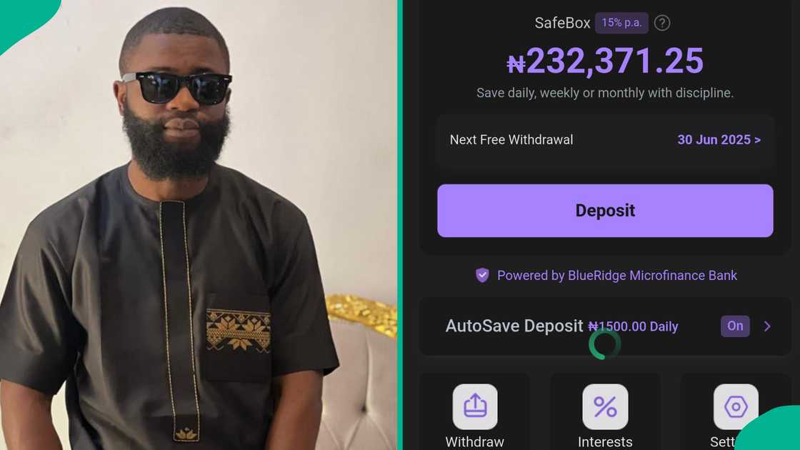 Man shows off his OPay savings balance, inspires people to save like him Man shows off his OPay savings balance, inspires people to save like him