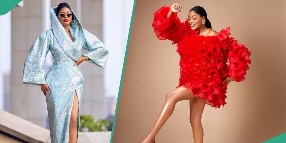 Kiekie glows in lovely outfit Kiekie glows in lovely outfit