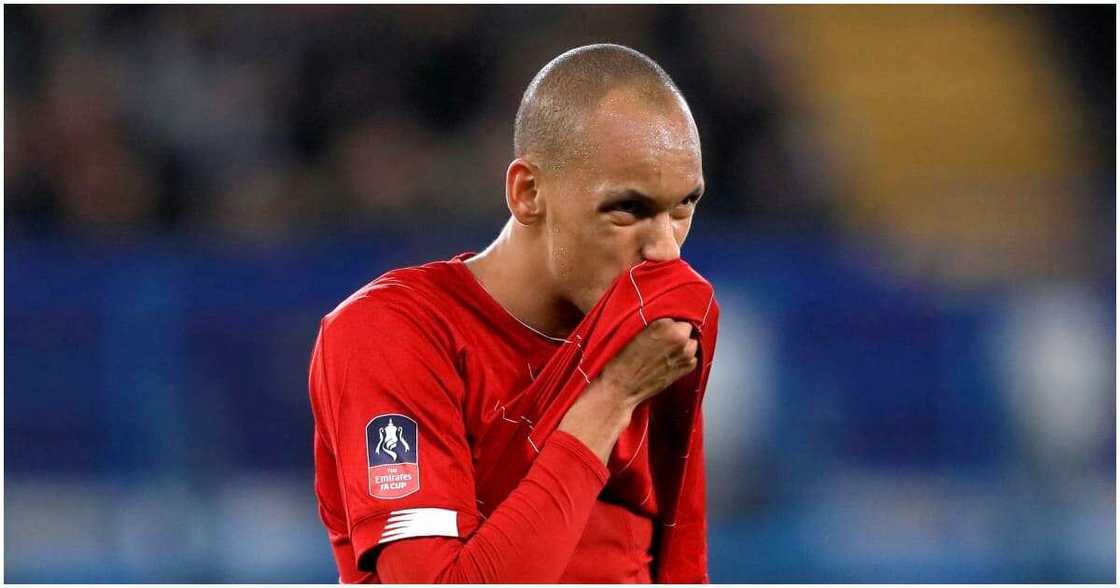 Liverpool midfielder Fabinho. Liverpool midfielder Fabinho.