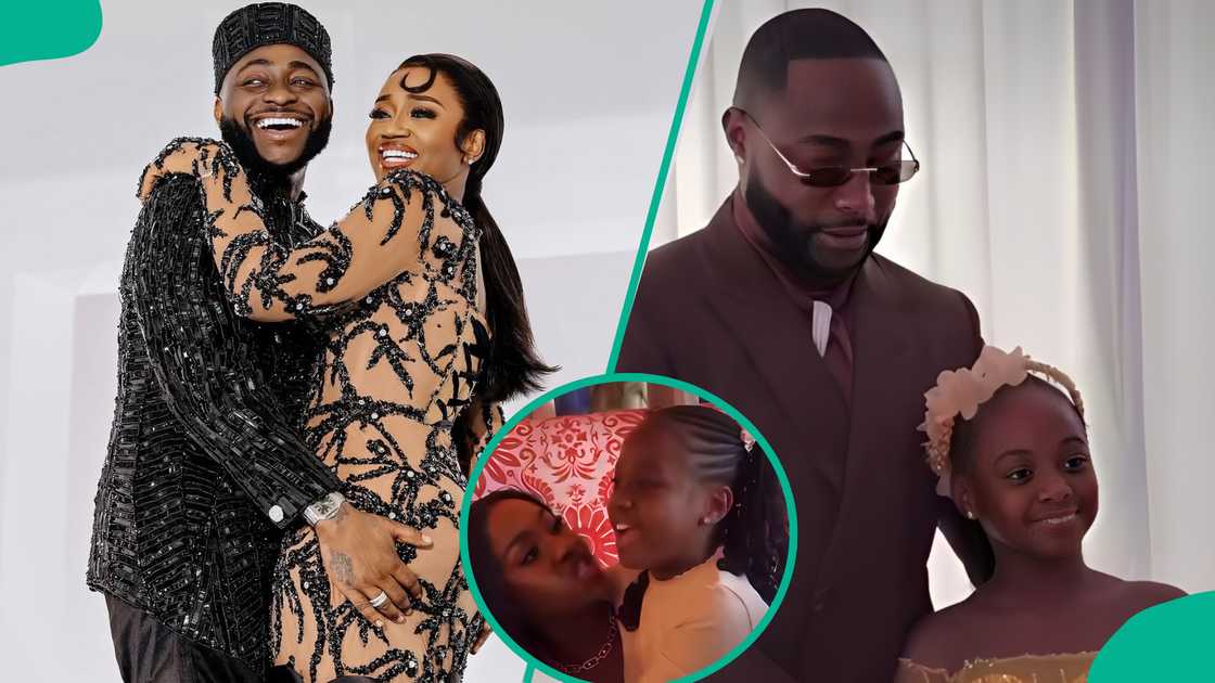 Old video of Chioma and Davido's daughter wrams hearts Old video of Chioma and Davido's daughter wrams hearts