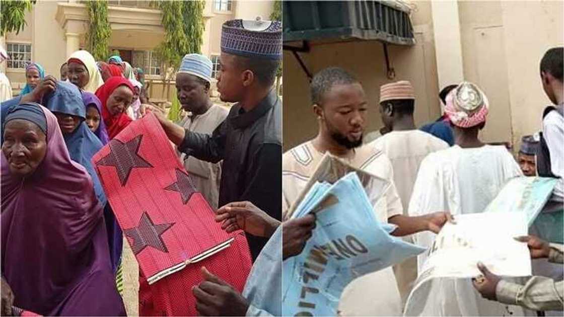 Alheri gadon barci: Attajiri ya fara rabon kayan Sallah ga gajiyayyu da talakawa a Sakkwato Alheri gadon barci: Attajiri ya fara rabon kayan Sallah ga gajiyayyu da talakawa a Sakkwato