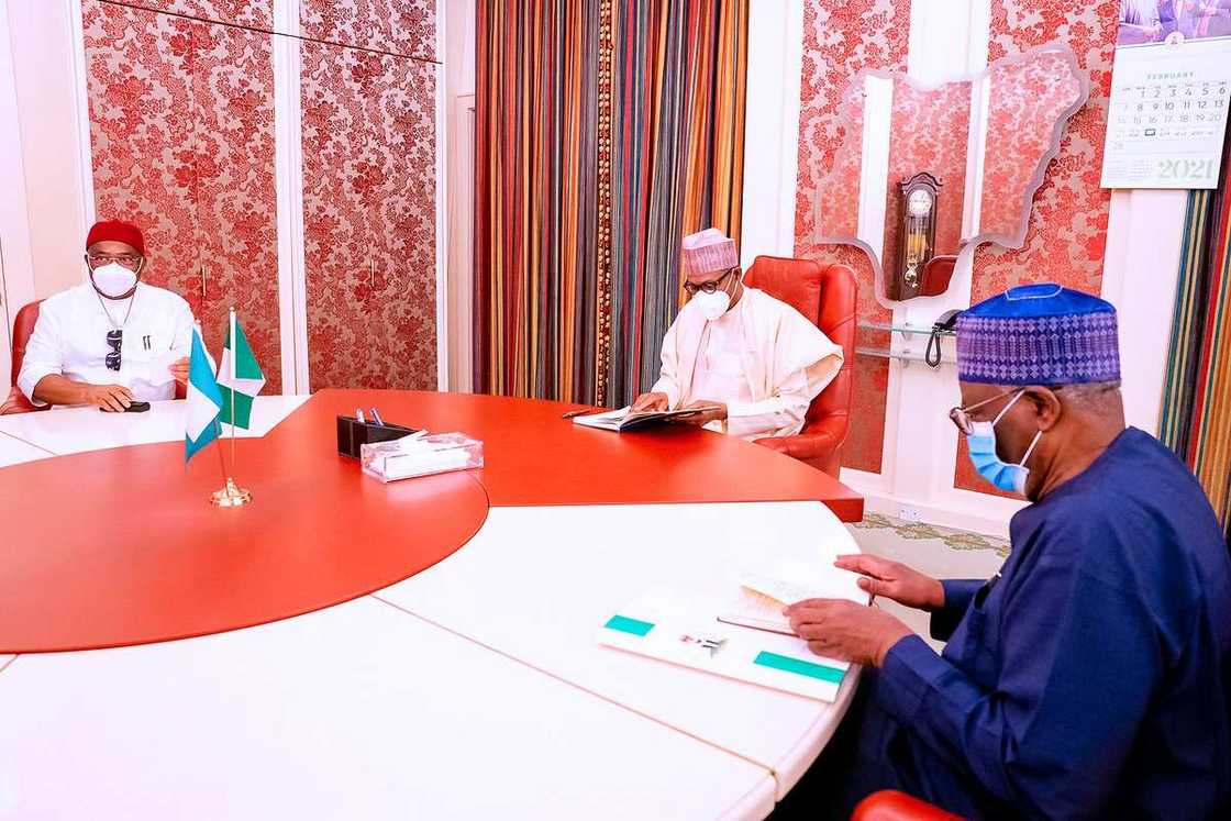 Why we invited military to Orlu, Governor Uzodimma breaks silence afer meeting Buhari Why we invited military to Orlu, Governor Uzodimma breaks silence afer meeting Buhari