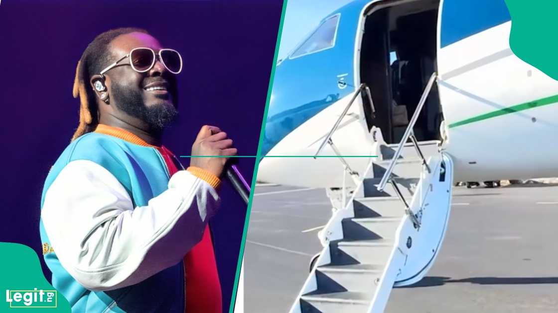 Grammy-winning American rapper and singer T-Pain surprised his mother with a private jet purchase at an airport tarmac in a heartfelt moment captured on video posted to his social media pages