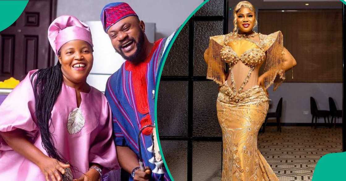 Odunlade Adekola takes Eniola Ajao to movie premiere in Lagos.