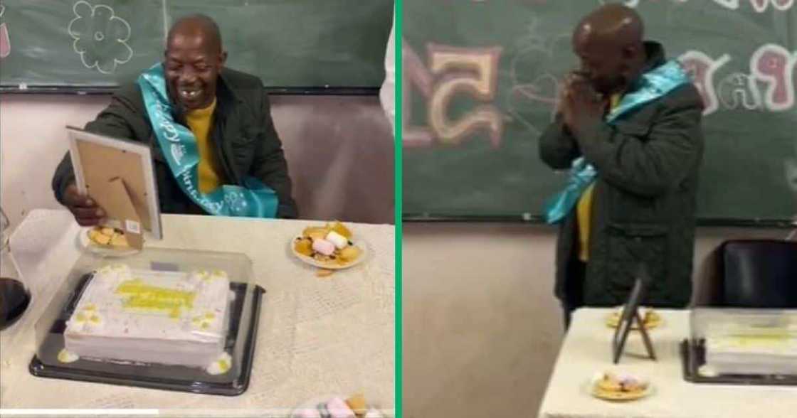 South African teacher get bday surprise South African teacher get bday surprise