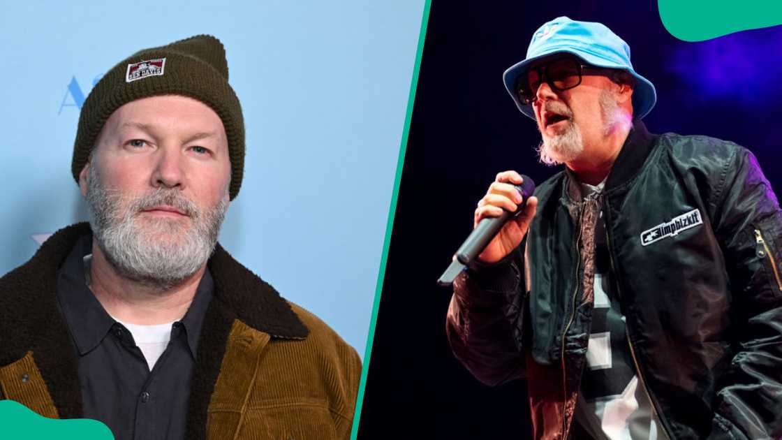 Fred Dust at an event in California (L). The singer performs at a concert in England Fred Dust at an event in California (L). The singer performs at a concert in England