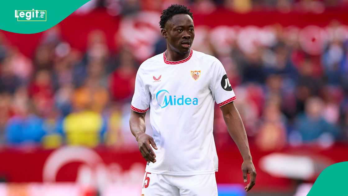 Akor Adams, Sevilla, Spain, Ramon Sanchez-Pizjuan Stadium Akor Adams, Sevilla, Spain, Ramon Sanchez-Pizjuan Stadium