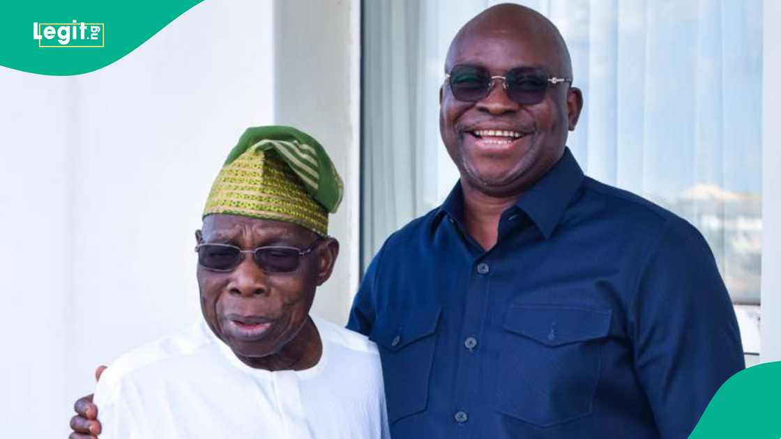 Fayose visits Obasanjo Fayose visits Obasanjo