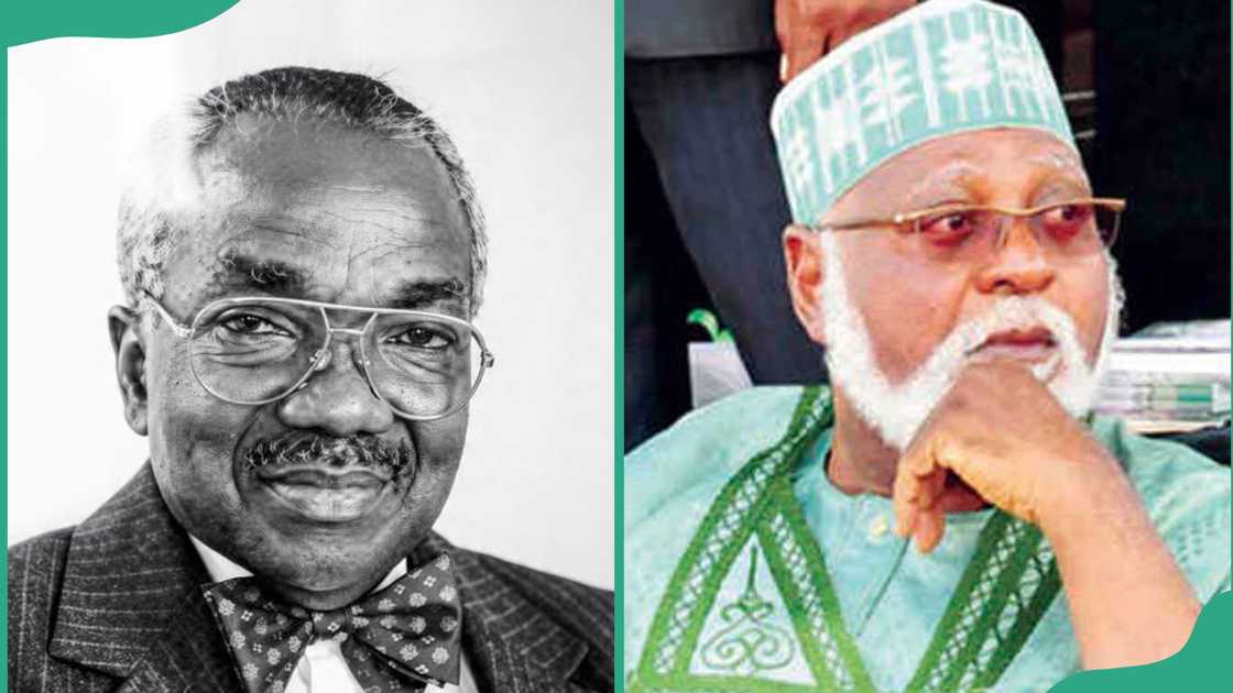 Ephraim Akpata and the former Nigerian head of State General Abdulsalami Abubakar Ephraim Akpata and the former Nigerian head of State General Abdulsalami Abubakar