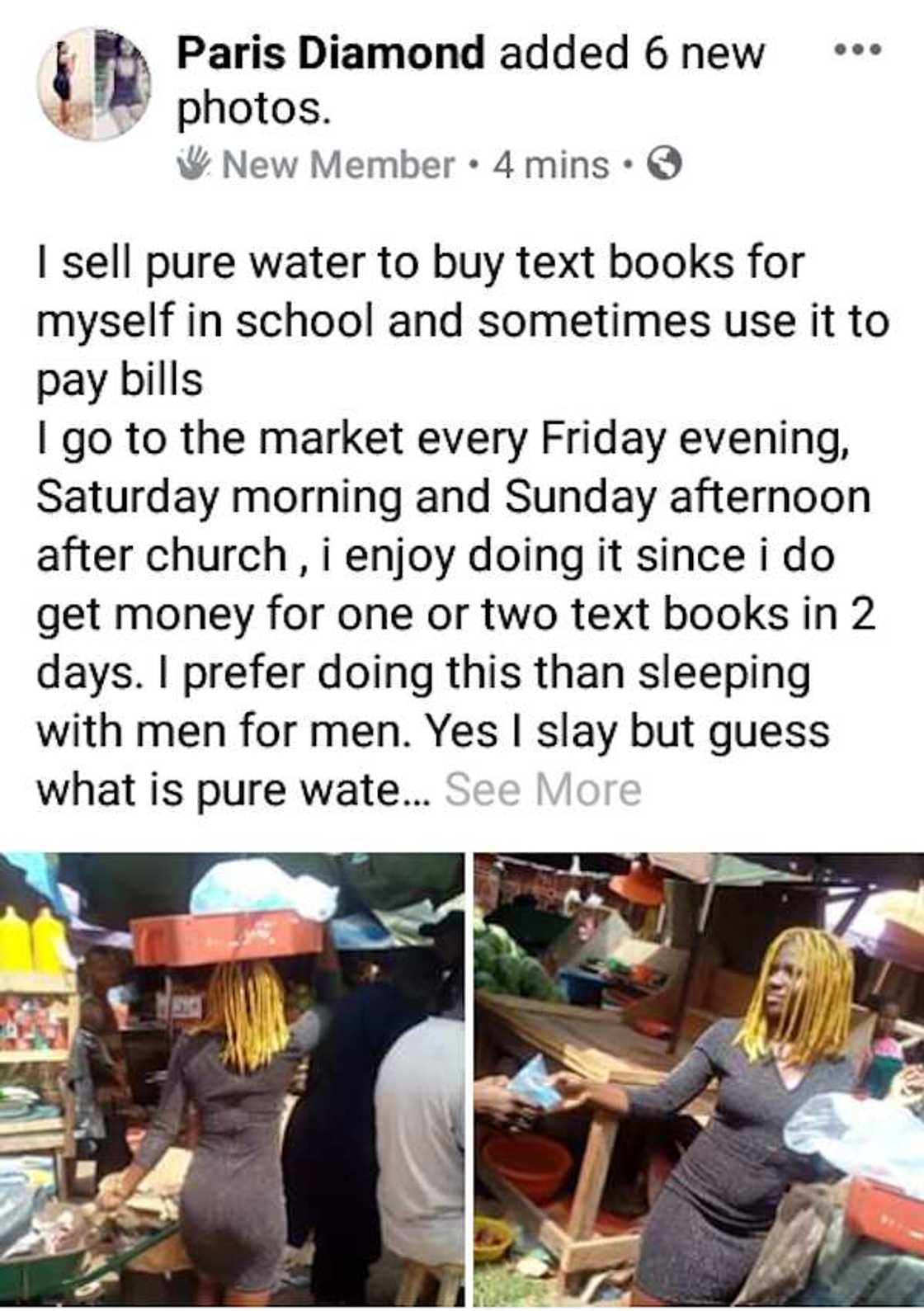 Na gwammace sayar da ruwan leda dana dinga zina ana biyana - Cewar wata dalibar jami'a Na gwammace sayar da ruwan leda dana dinga zina ana biyana - Cewar wata dalibar jami'a