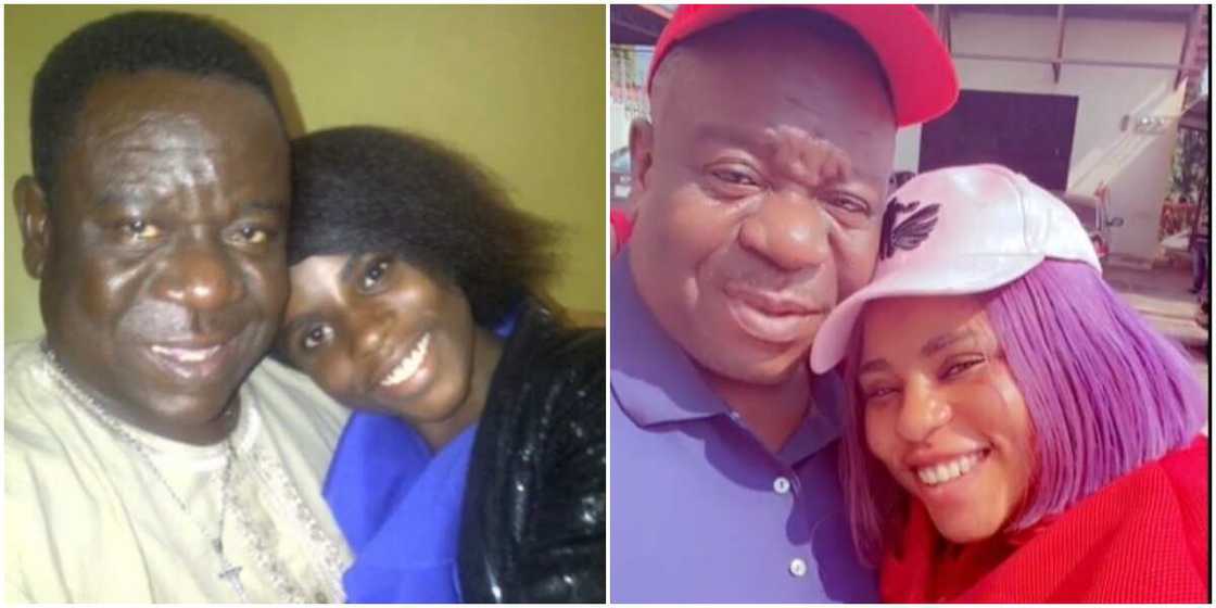 Mr Ibu in different photos with his daughter Mr Ibu in different photos with his daughter