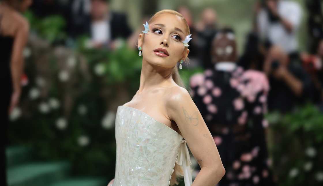 Ariana Grande attends The Met Gala Celebrating "Sleeping Beauties: Reawakening Fashion" at The Metropolitan Museum of Art in New York City