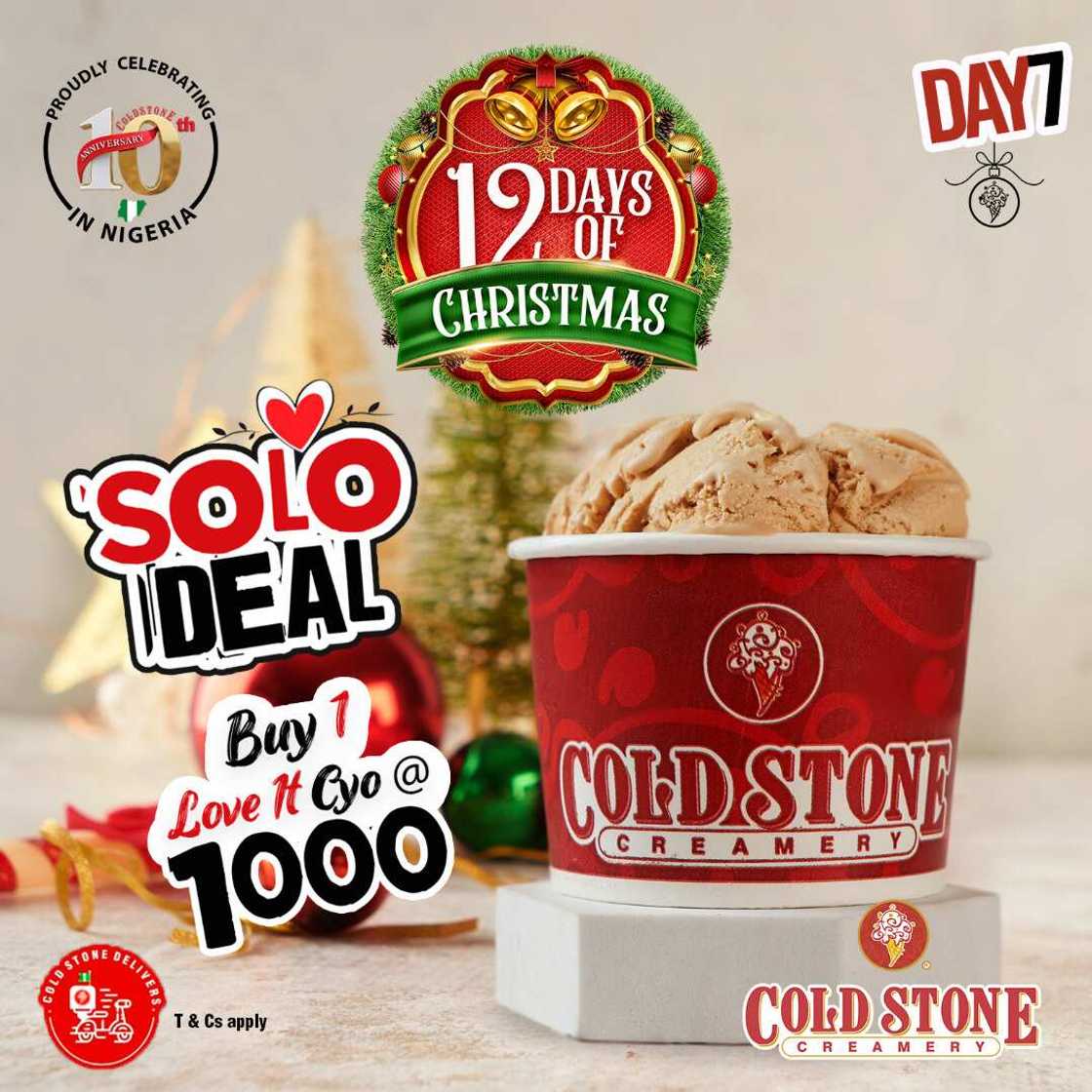 Enjoy Cold Stone’s 12 Days of Christmas and the New Lotus Cheesecake this December Enjoy Cold Stone’s 12 Days of Christmas and the New Lotus Cheesecake this December