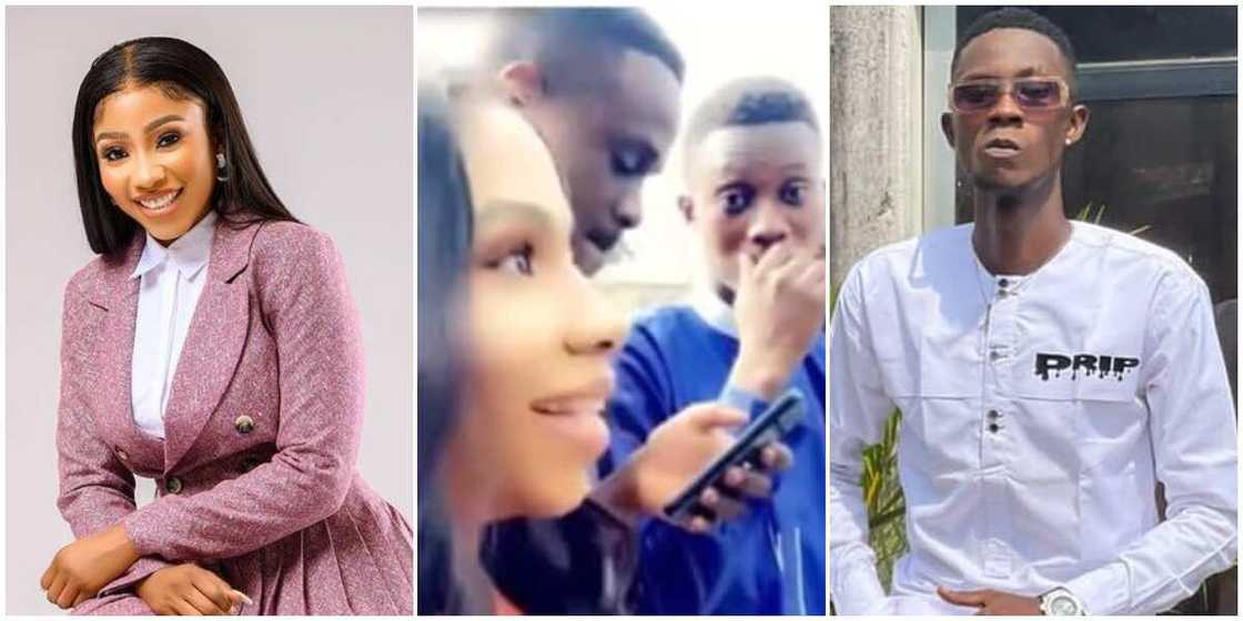 A man gave Mercy Eke his BBNaija audition tag A man gave Mercy Eke his BBNaija audition tag