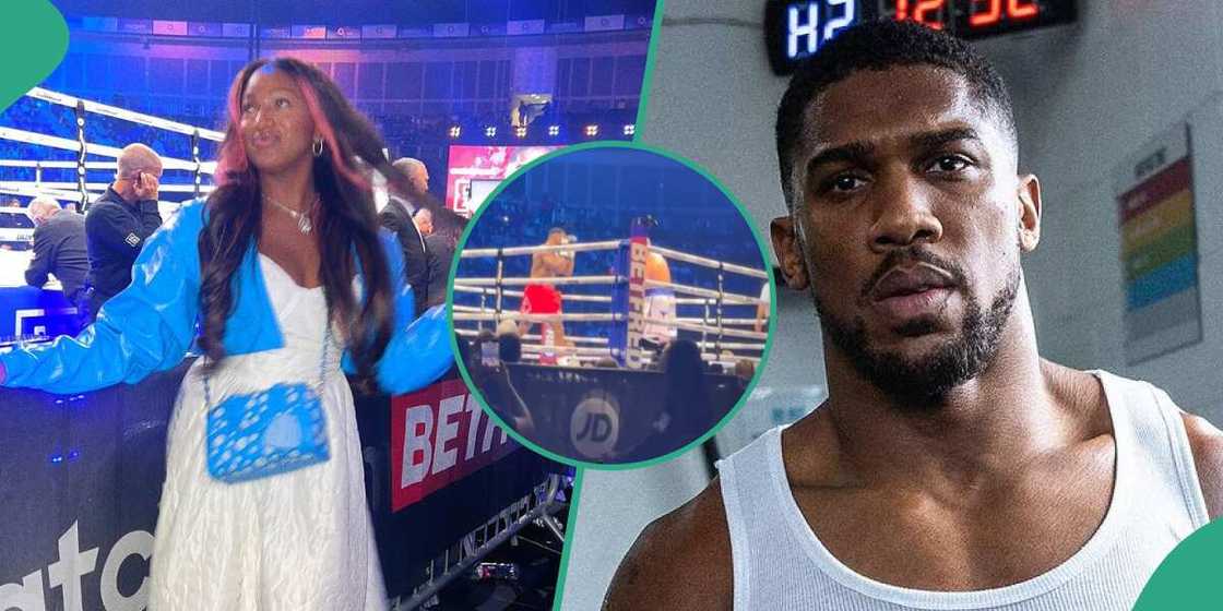 DJ Cuppy, Anthony Joshua DJ Cuppy, Anthony Joshua