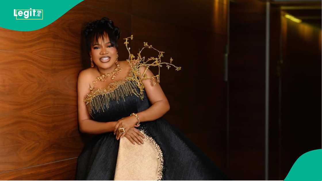 Toyin Abraham seen with Samuel Banks at movie premiere, video trends