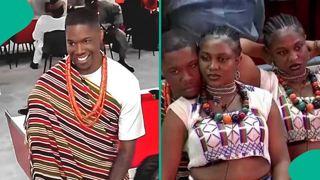 Shaun, Wanni, and Hanni rock traditional outfits Shaun, Wanni, and Hanni rock traditional outfits