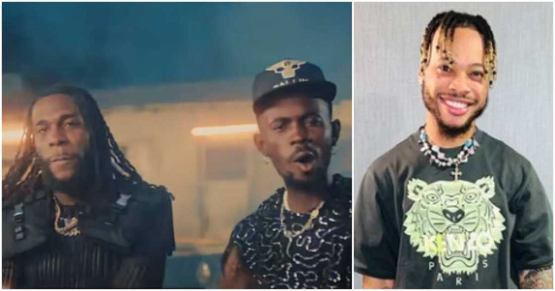 Black Sherif, Poco Lee and Burna Boy. Black Sherif, Poco Lee and Burna Boy.