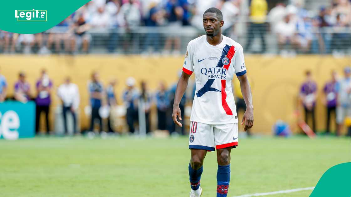 Ousmane Dembele, Paris Saint-Germain, Chelsea, FIFA Club World Cup final, USA. Ousmane Dembele, Paris Saint-Germain, Chelsea, FIFA Club World Cup final, USA.
