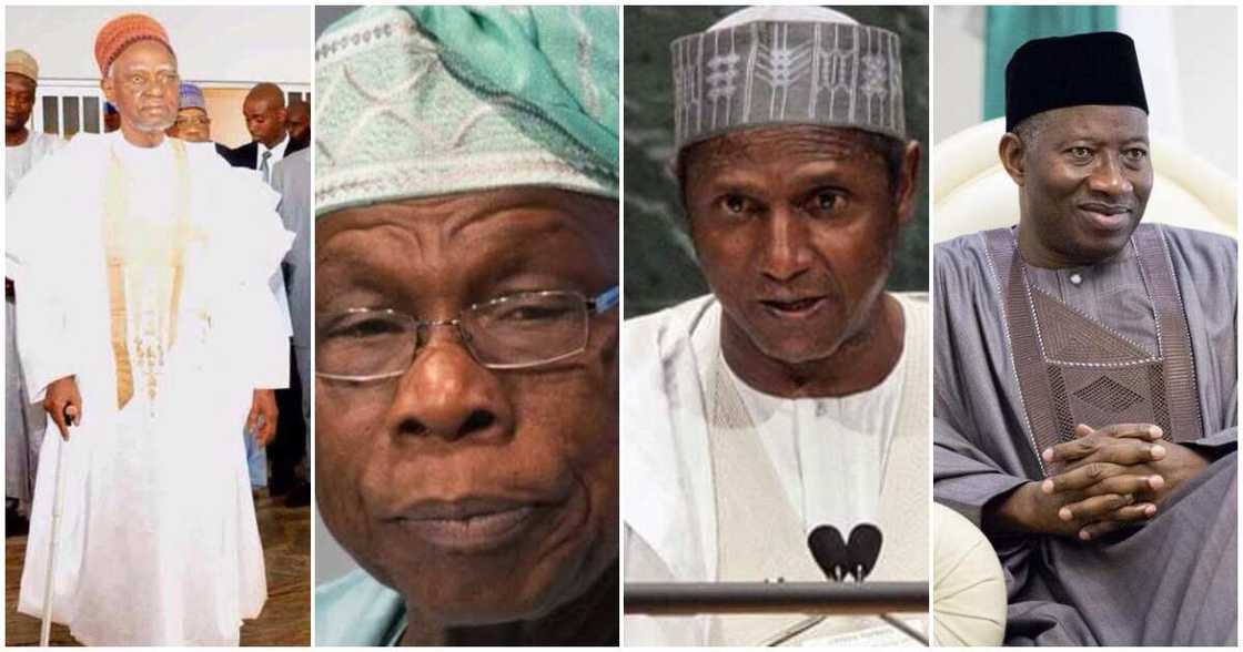 Past Nigerian presidents/ Shagari/Obasanjo/Yar'adua/Jonathan/Buhari/Tinubu/Nigeria presidential elections Past Nigerian presidents/ Shagari/Obasanjo/Yar'adua/Jonathan/Buhari/Tinubu/Nigeria presidential elections